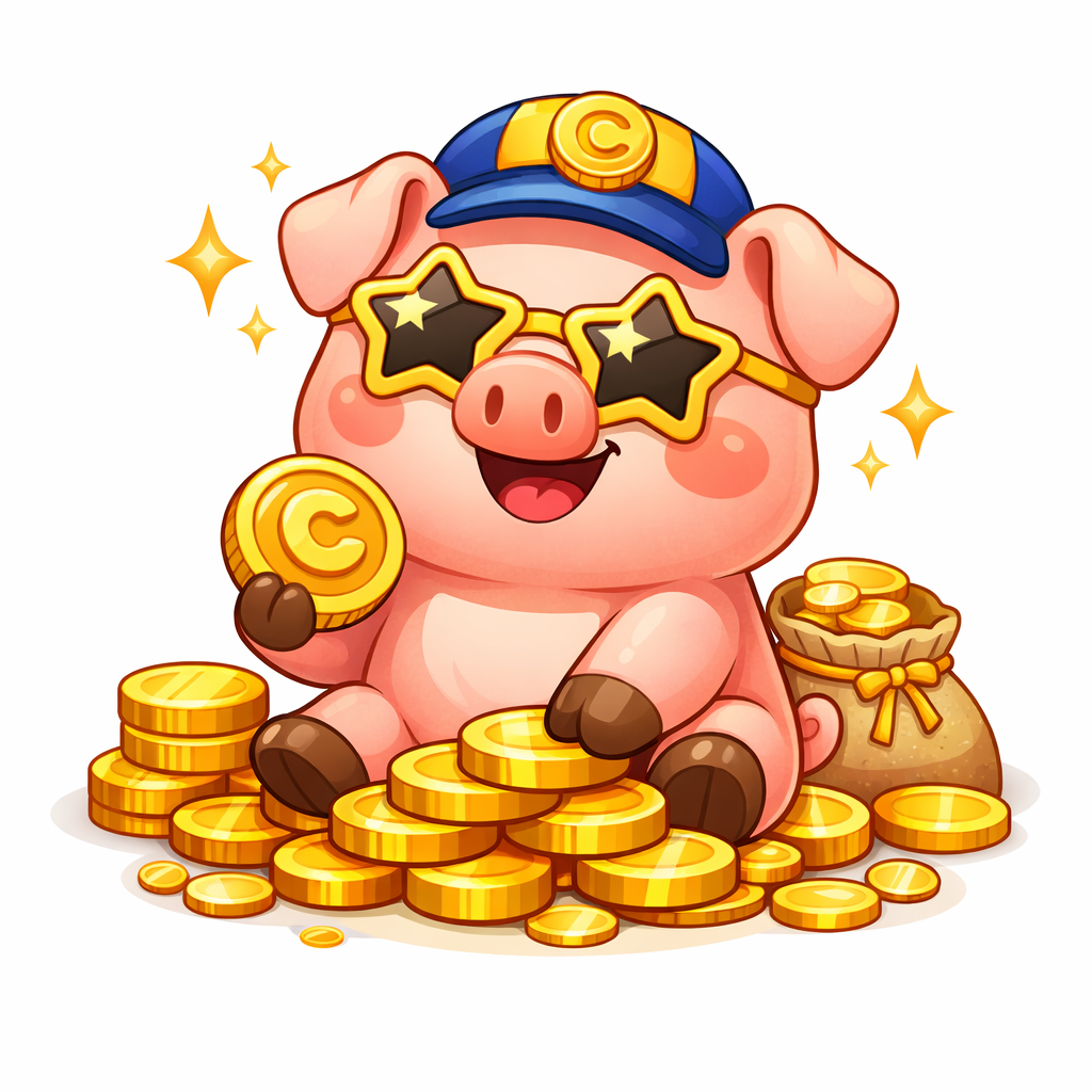 Cashletics pig mascot